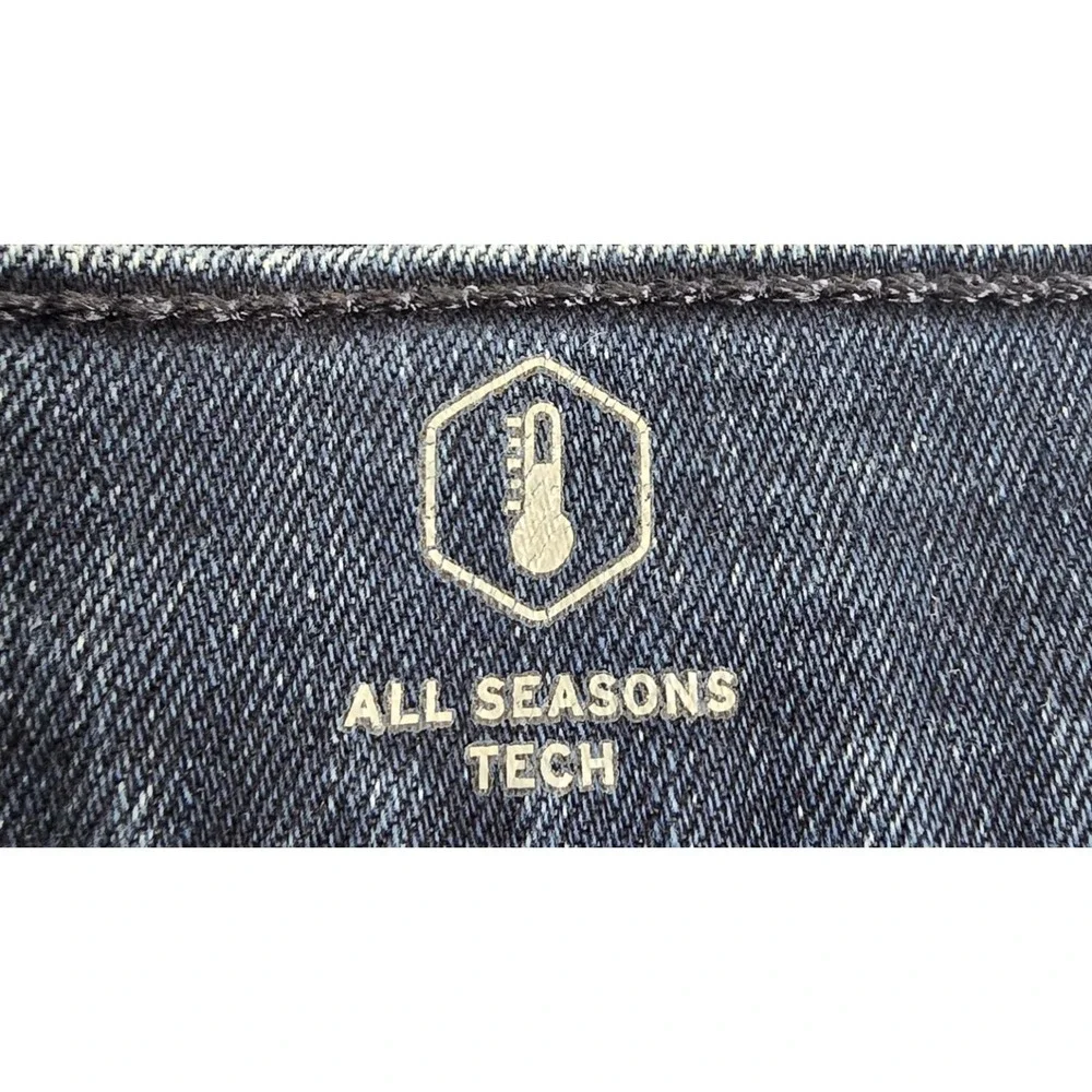 Levi's 502 Regular Taper Dark Wash All Seasons Tech Denim Jeans W33 L34
